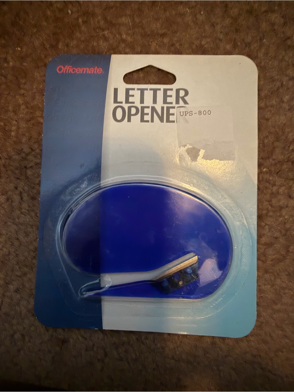 Officemate Blue Letter Opener